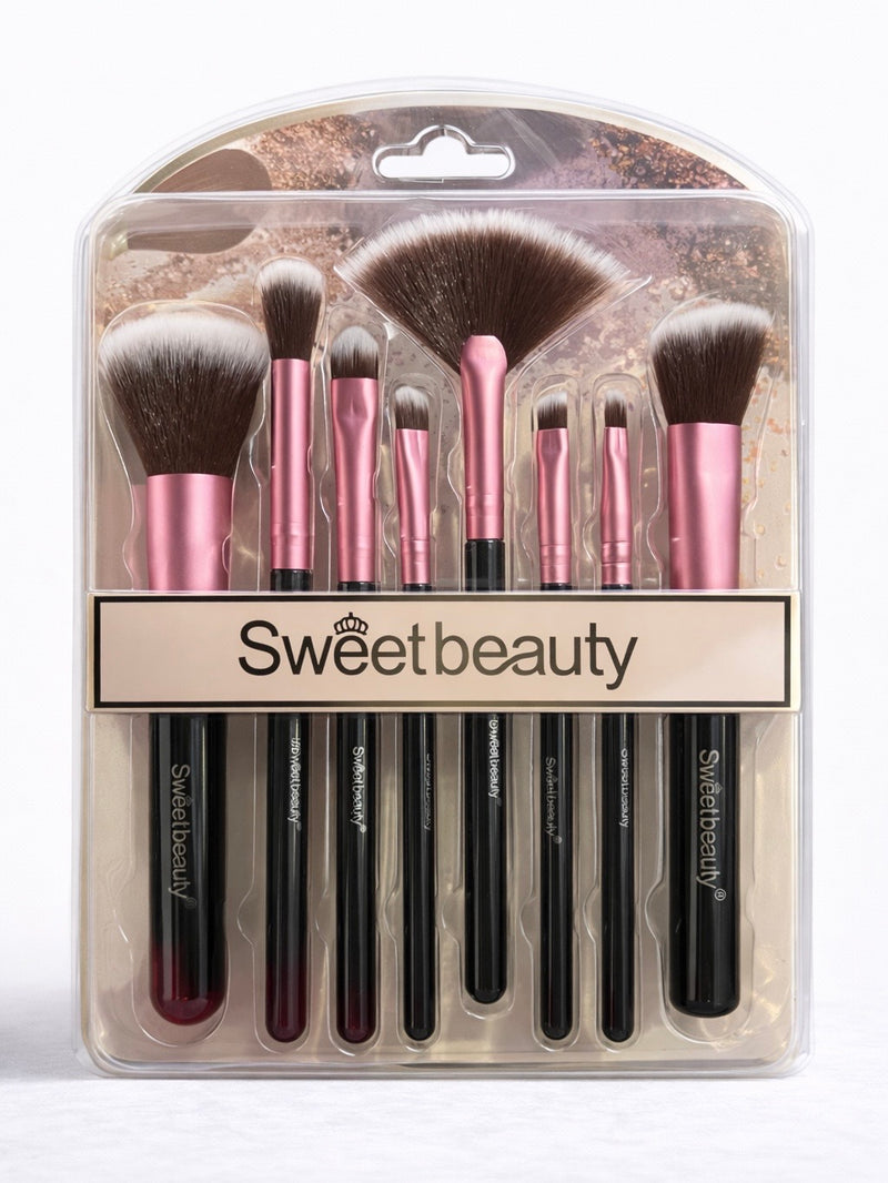 Sweetbeauty Velvet Touch 8-Piece Makeup Brush Set BX-1133