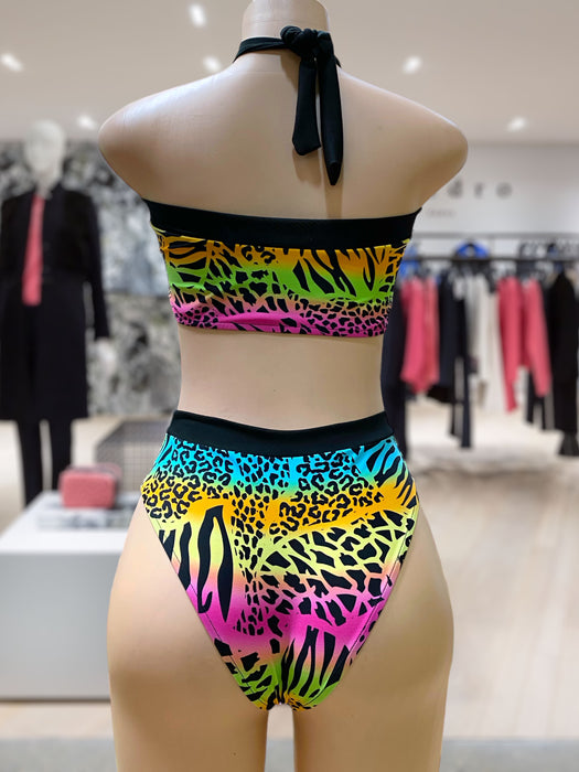 Volaré Fashion Leopard Print 2 Pcs Bikini Set