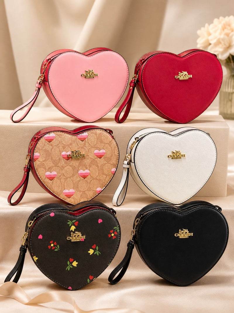 Heart-Shaped Crossbody Bag QX-2032