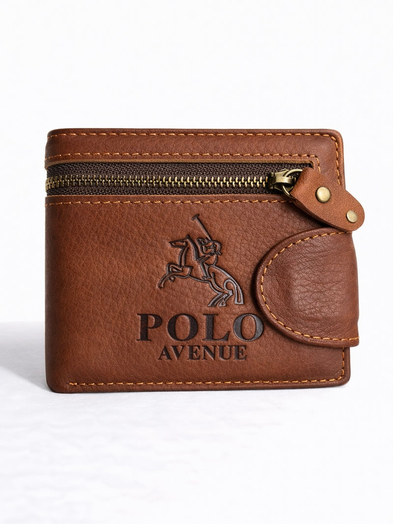 Polo Avenue Compact Zip Coin Wallet 8255C