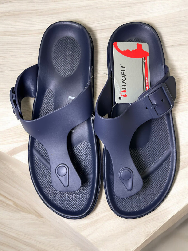 LUOFU Buckled Slide Sandals