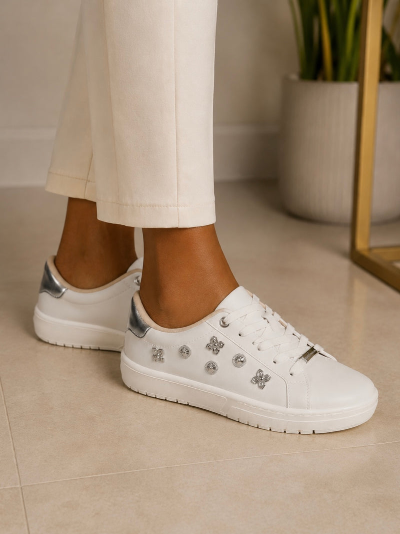 Moleca Embellished Comfort Tennis Sneakers 5791.116