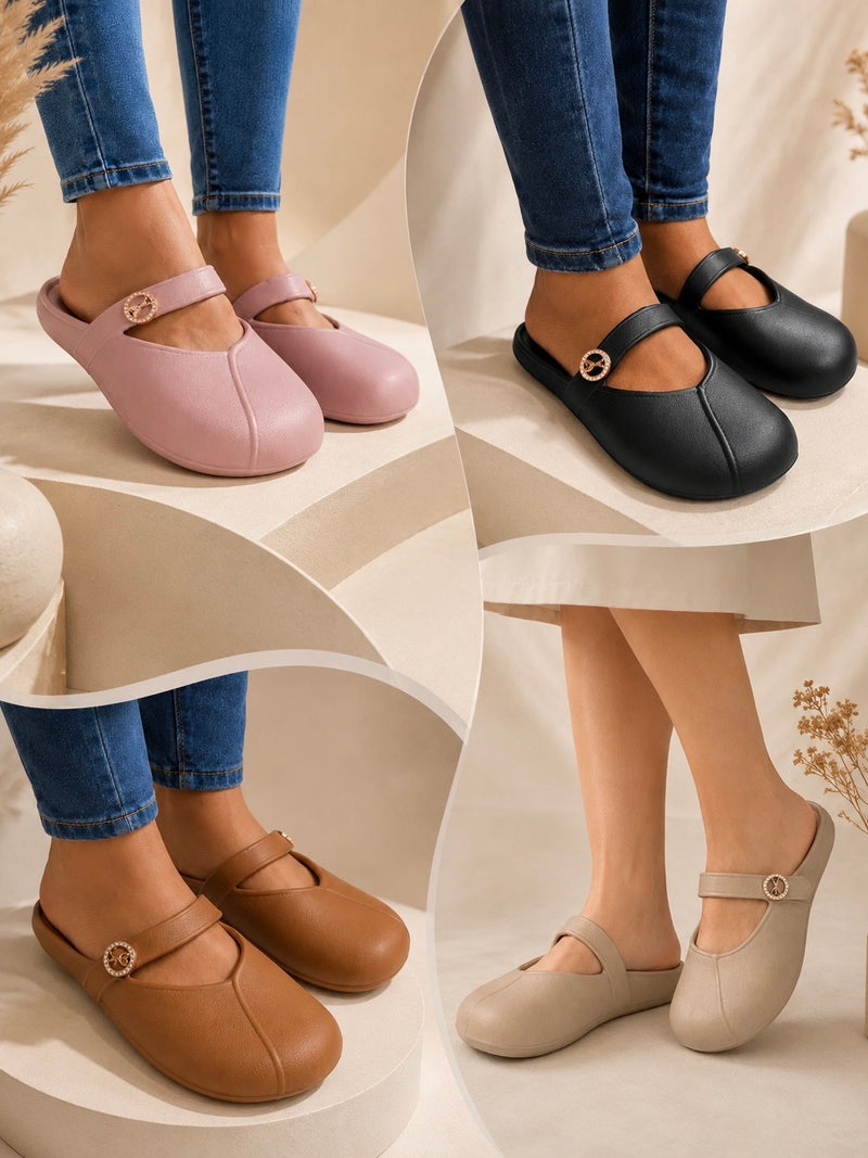 EVA Buckle Strap Comfort Clogs A-019