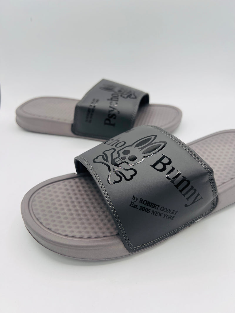 Men Psycho Bunny Slides By Robert Godley