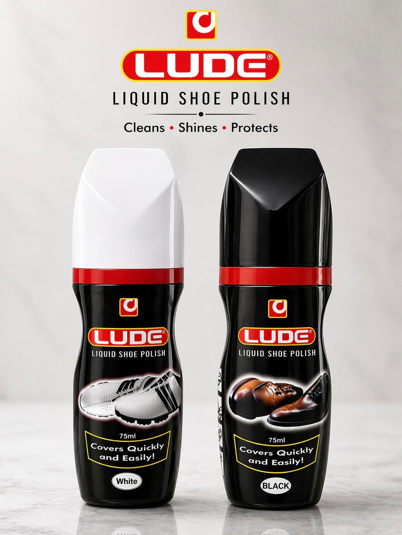 LUDE Liquid Shoe Polish – 75ml