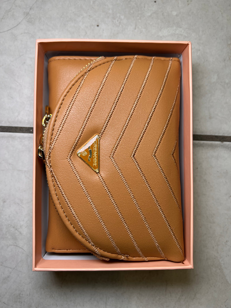 Grenobil Chevron-Stitch Wallet D9371