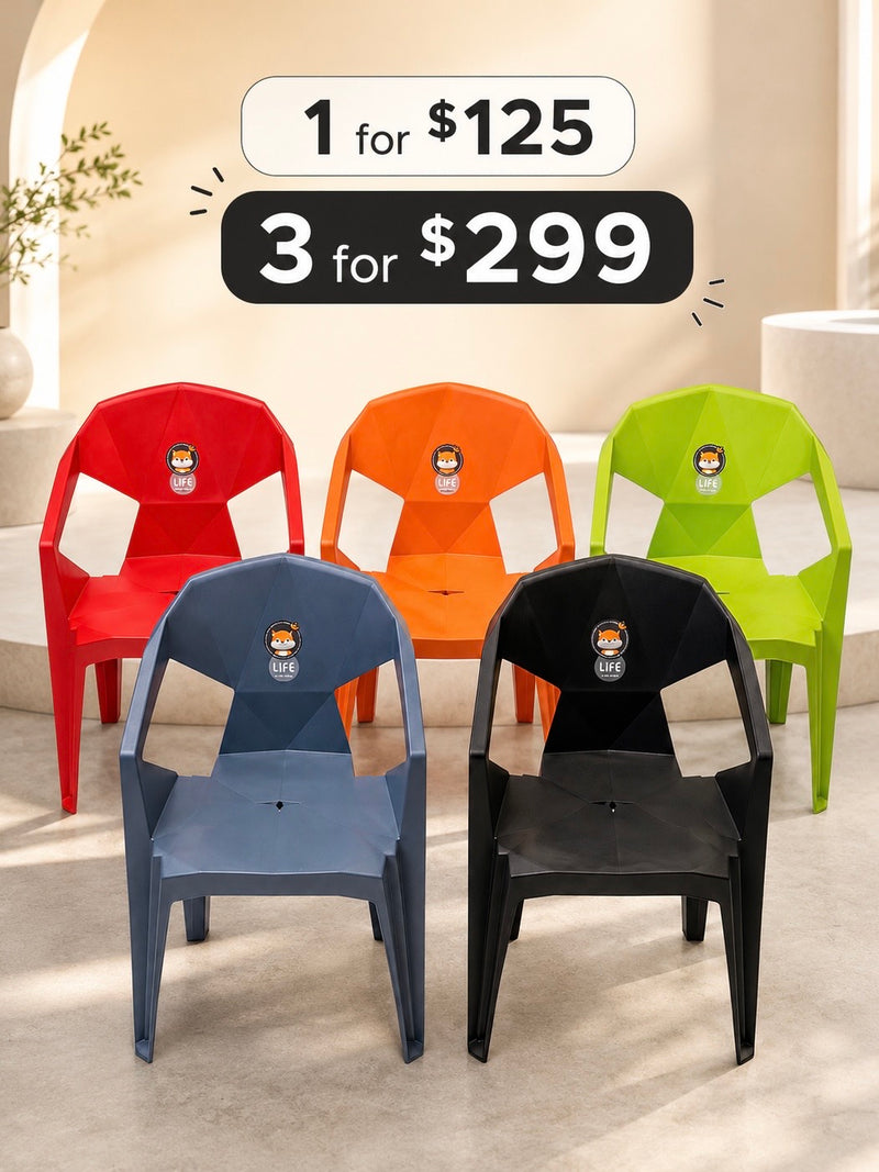 Modern Plastic Arm Chair MPAC125