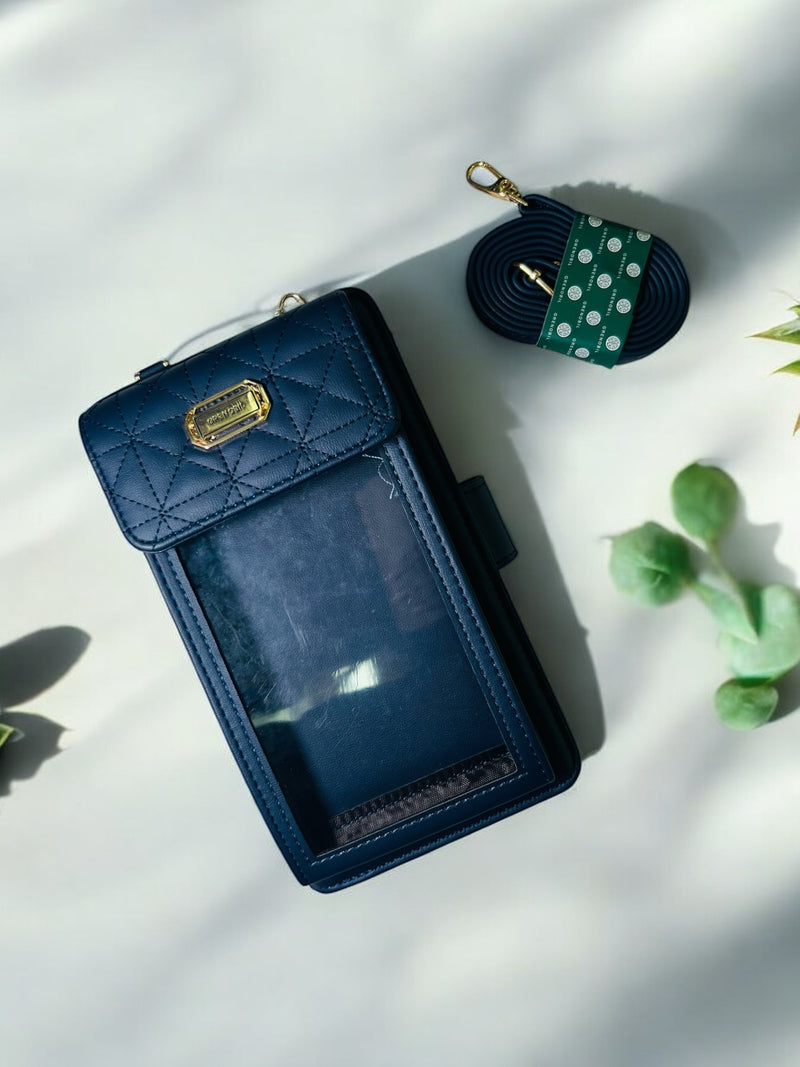 Elegant Quilted Touchscreen Crossbody Bag D-9115