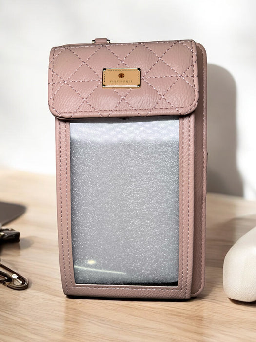 Grenobil Quilted Transparent Crossbody Pouch D-9131