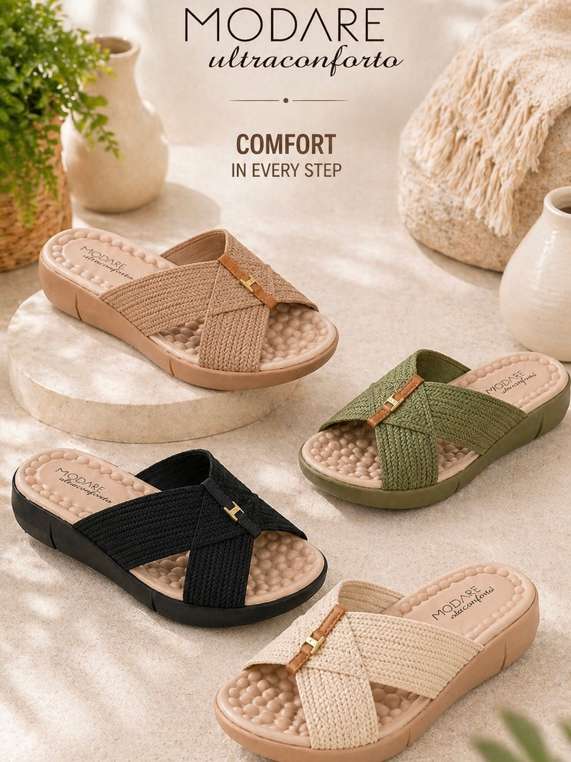 Modare Cross-Strap Blood Circulation Comfort Slide 7142.101