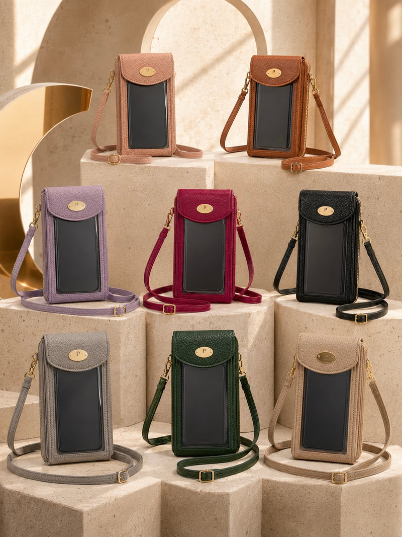 Touch & Go Phone Case Crossbody Wallet Bag A-062
