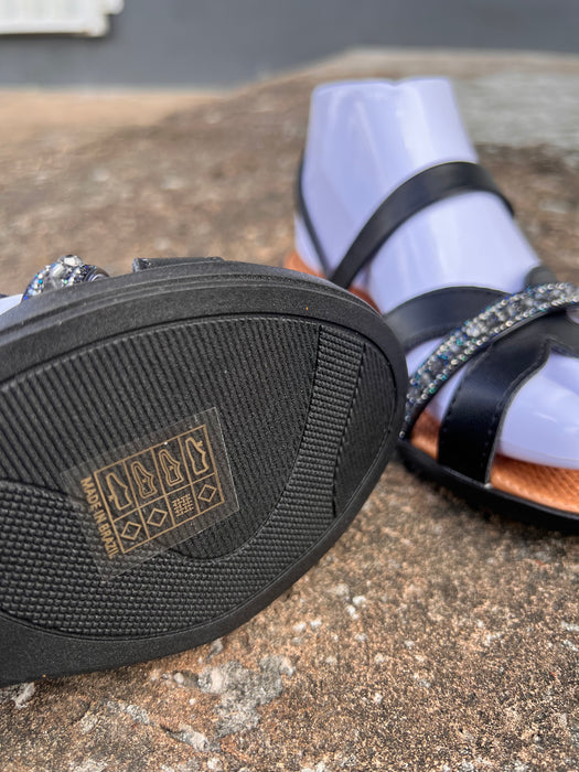 Moleca Ladies Comfort Glitter Strap Sandals – Elegant and Comfortable Summer Footwear
