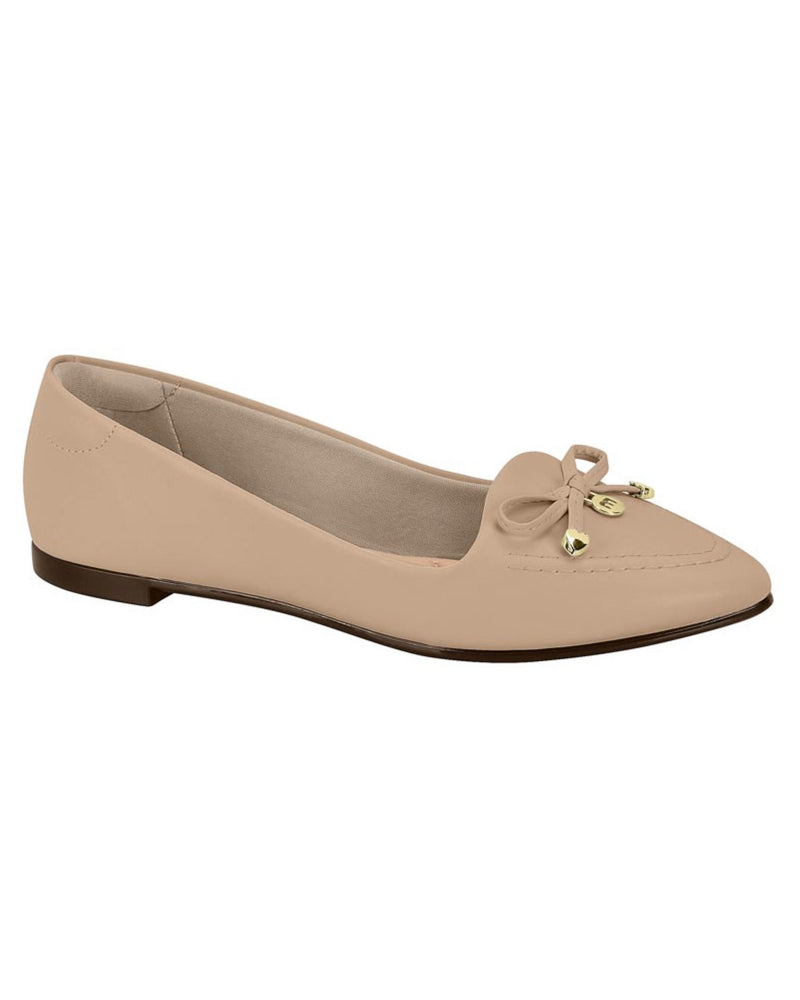 Moleca Bow Accent Pointed Loafer Flat 5635.863