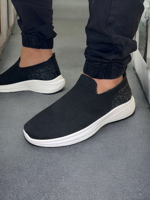 SHIDaQIN Forest Glide Slip-On Knit Sneakers