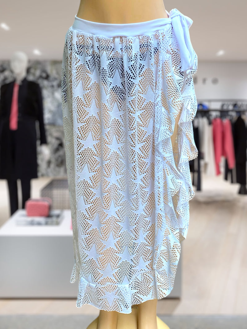 Volaré Fashion One Size Ruffle Cover Up Skirt