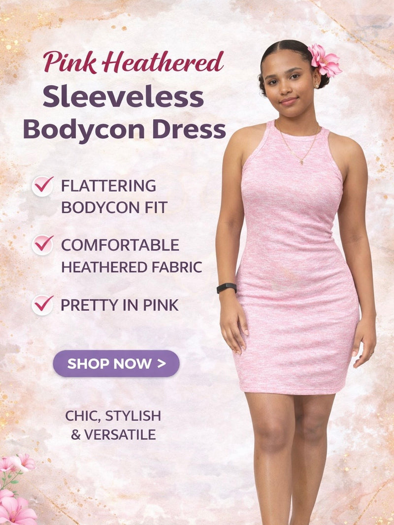 Everyday Muse Ribbed Bodycon Mini Dress AH12