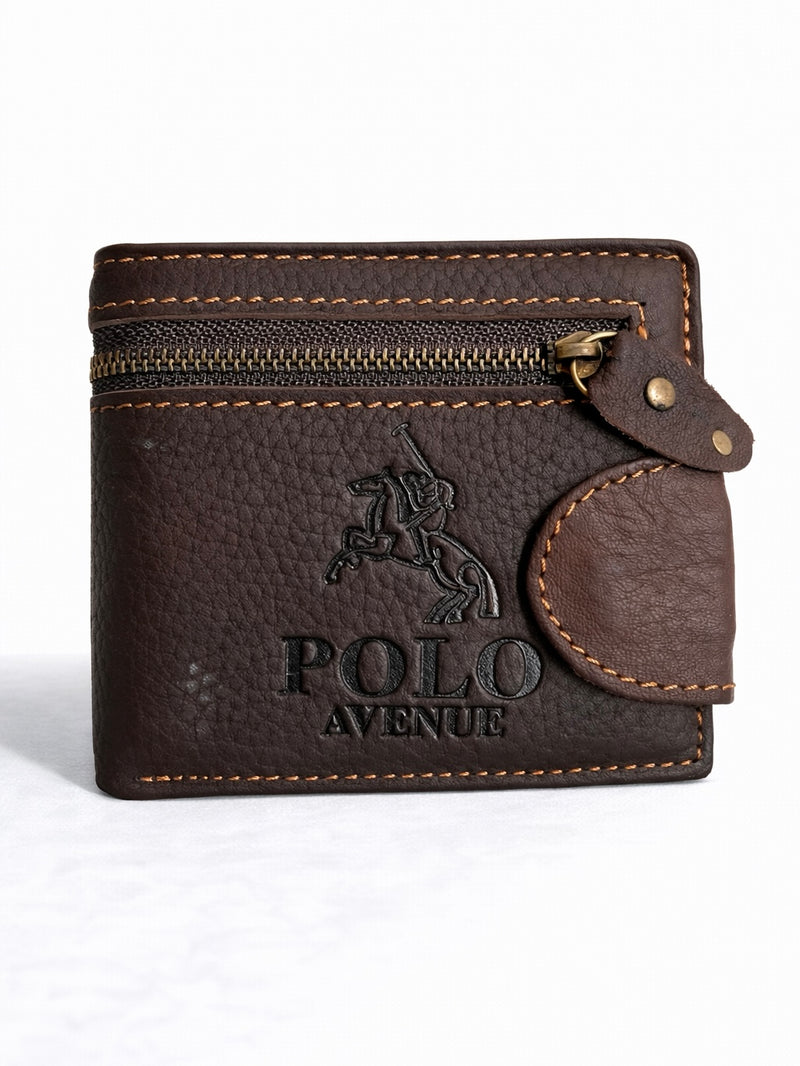 Polo Avenue Compact Zip Coin Wallet 8255C