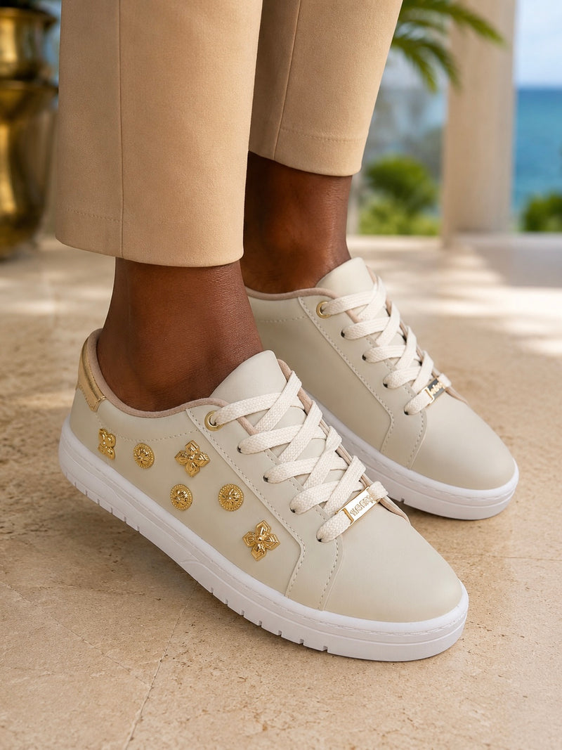 Moleca Embellished Comfort Tennis Sneakers 5791.116