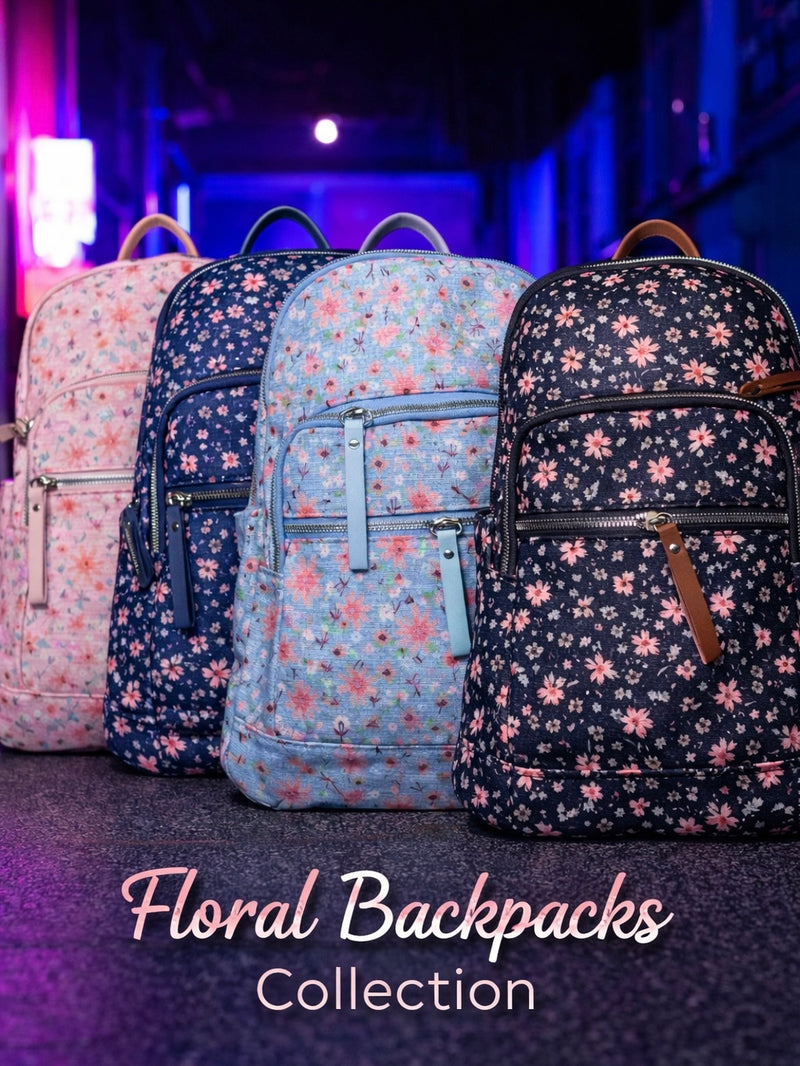 Grenobil “Petal Bloom” Floral Backpack A-0334