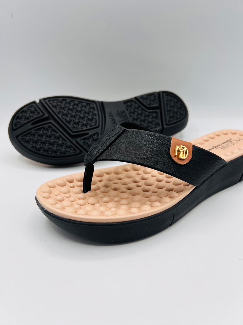 Modare Ladies Comfort Thick Textured Sole Slippers 7142.106