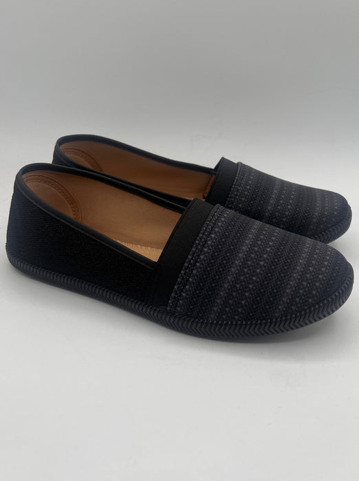 Ladies Patterned-Stripe Casual Slip-on Shoes