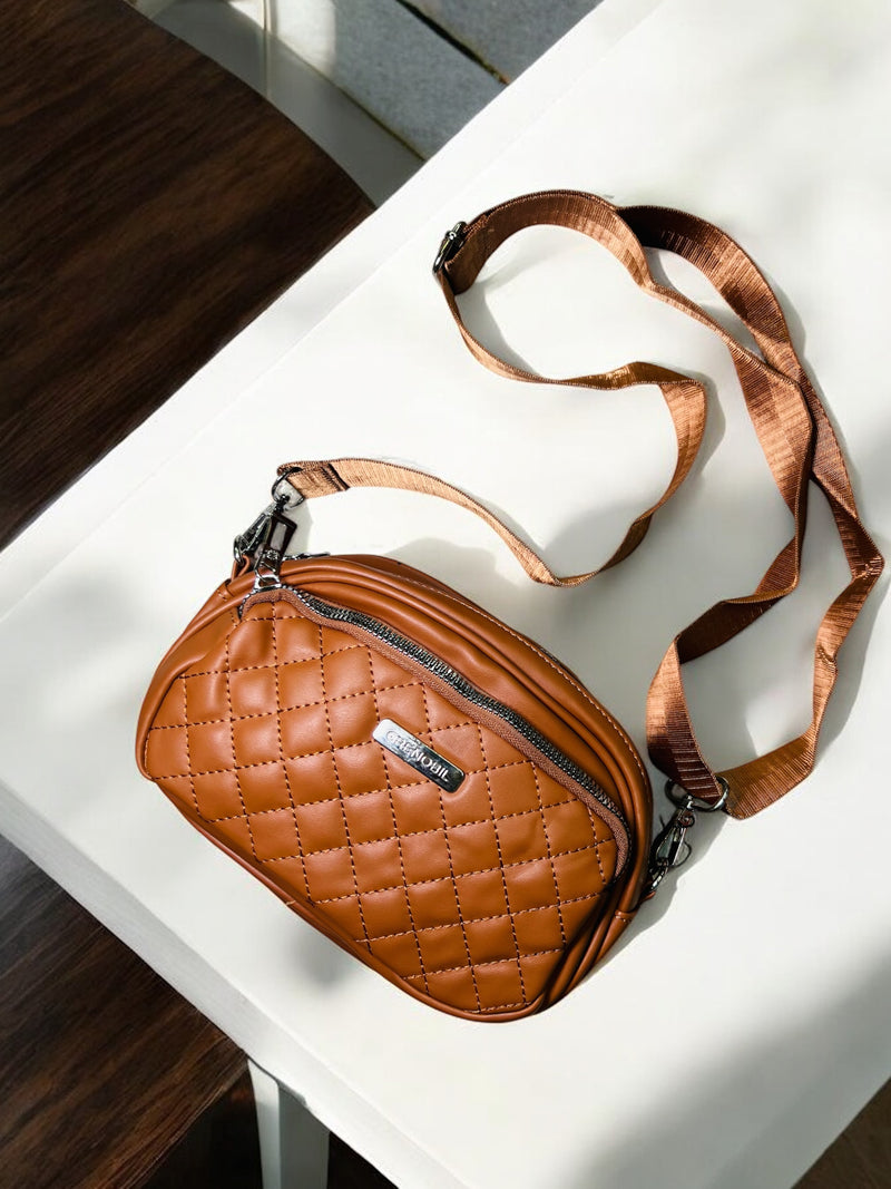 Grenobil Luxe Quilted Crossbody Bag W-3148