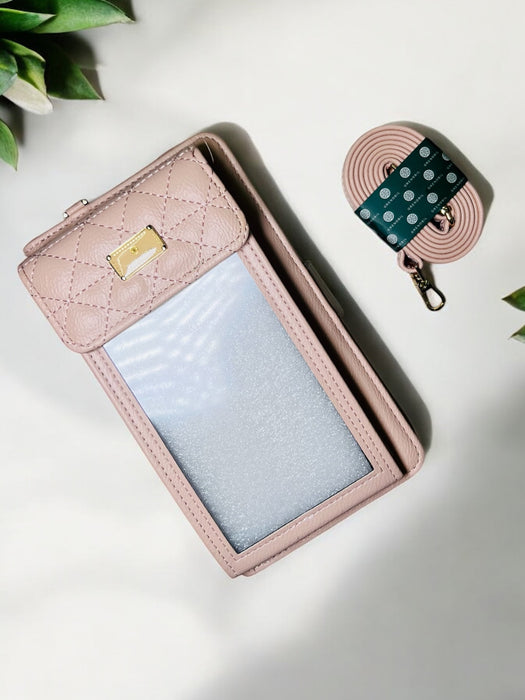 Elegant Quilted Touchscreen Crossbody Bag