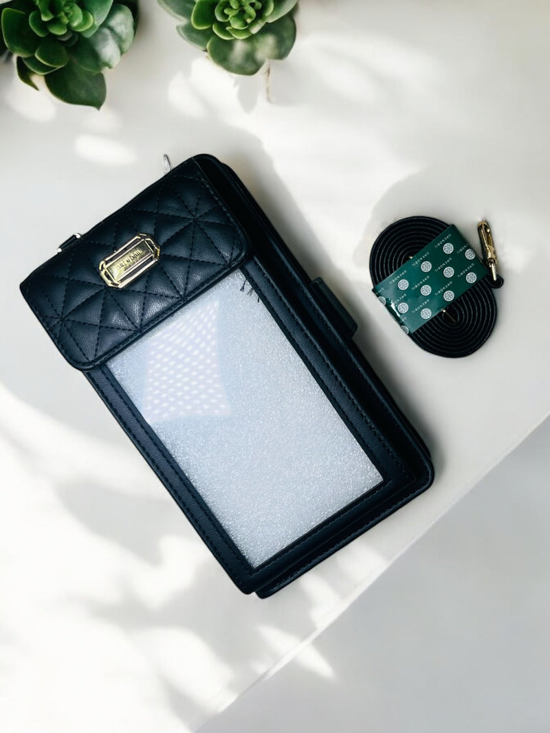 Elegant Quilted Touchscreen Crossbody Bag D-9115
