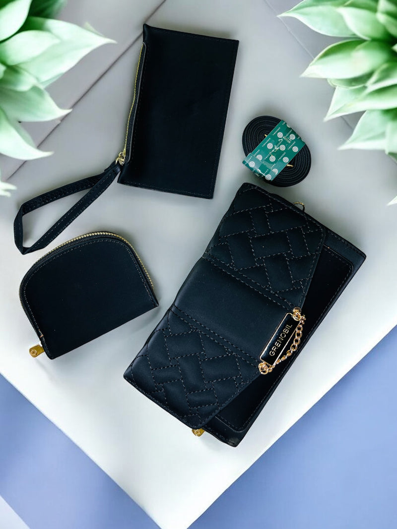 Grenobil Quilted Caramel Wallet D-9224