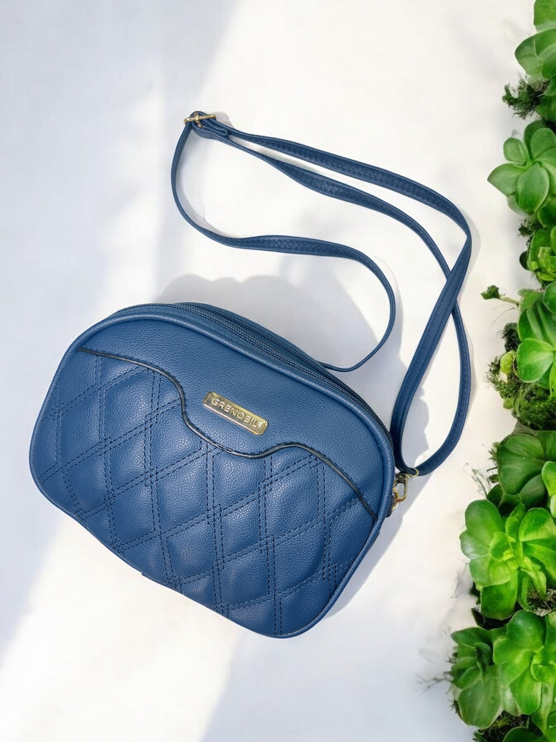 Grenobil Blush Diamond Stitch Crossbody Bag CJ-6534