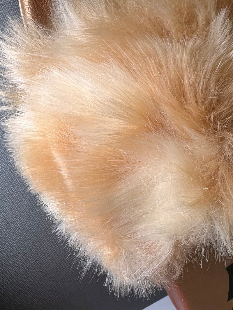 Ladies Trendy Fluffy Single Band Slides (Only Size 36/5)