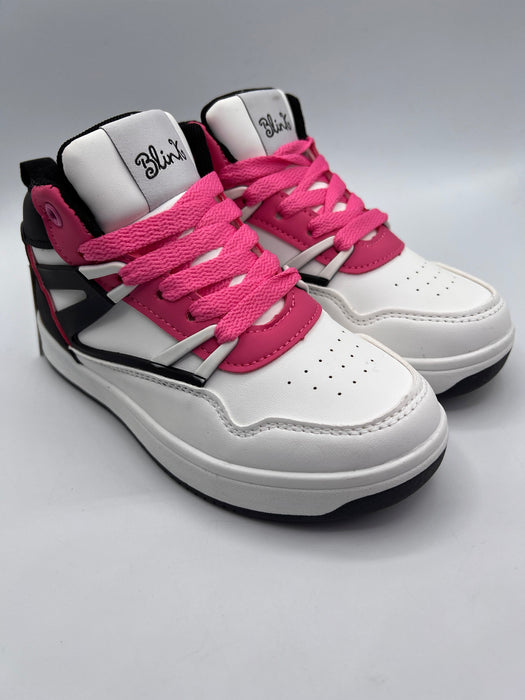 Ladies Color Block Lace-Up Front High Cut Skate Shoes (Size 39 Only)