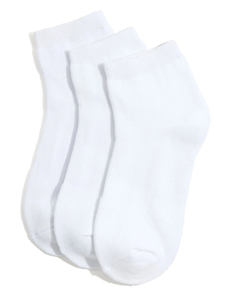 Expedition Men’s White Ankle Socks – 3 Pair Pack MES-2210