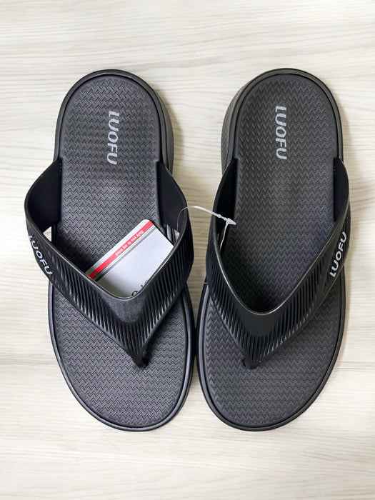 LUOFU Textured Flip-Flops