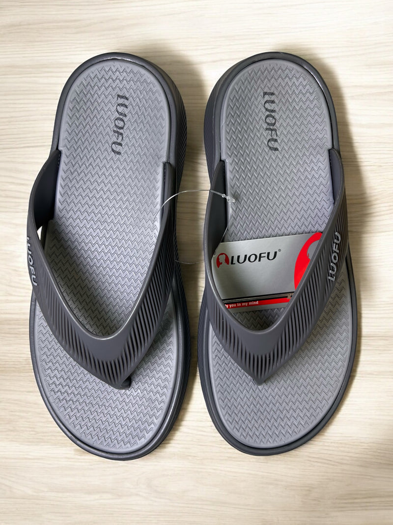 LUOFU Textured Flip-Flops E6230-E01
