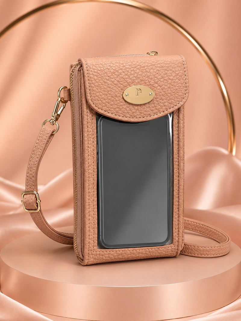 Touch & Go Phone Case Crossbody Wallet Bag A-062