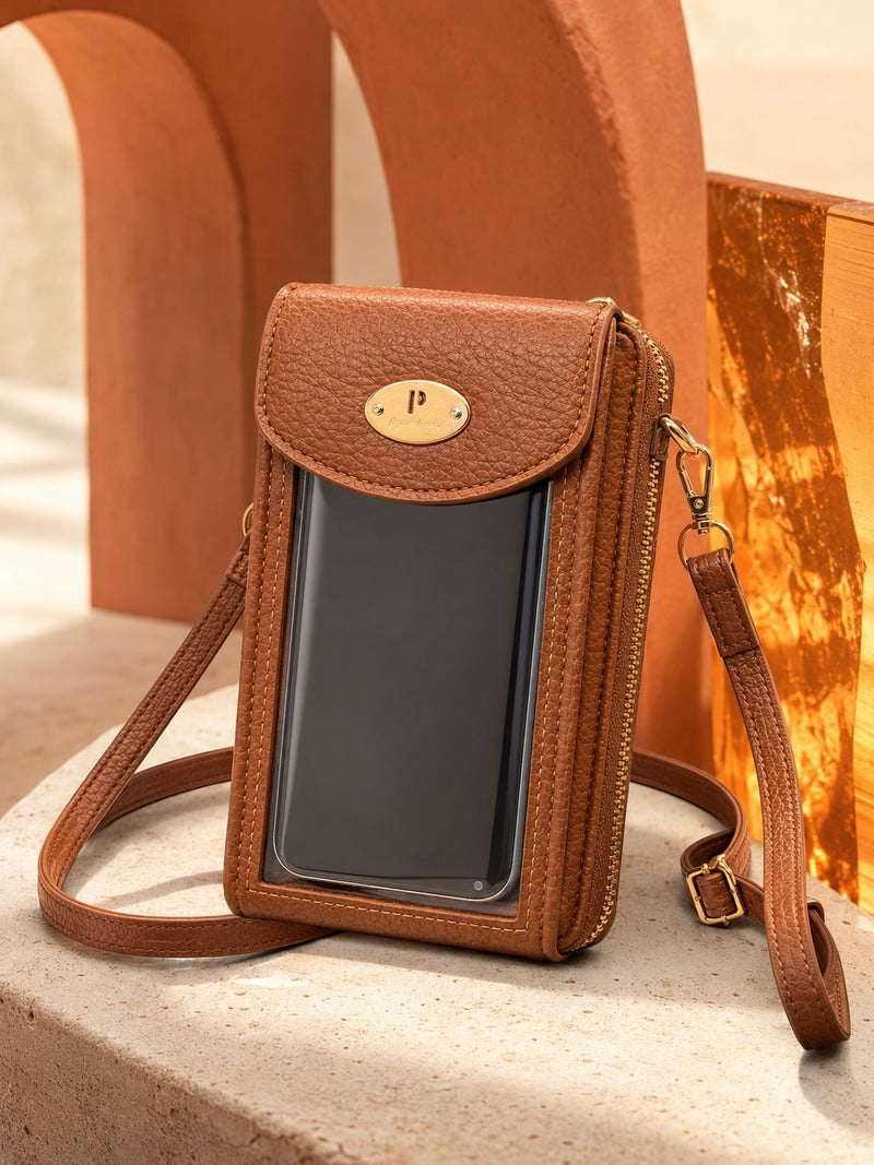 Touch & Go Phone Case Crossbody Wallet Bag A-062