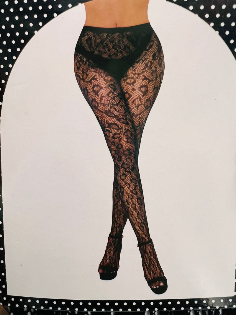 Lace Me Up Party Tights 2246