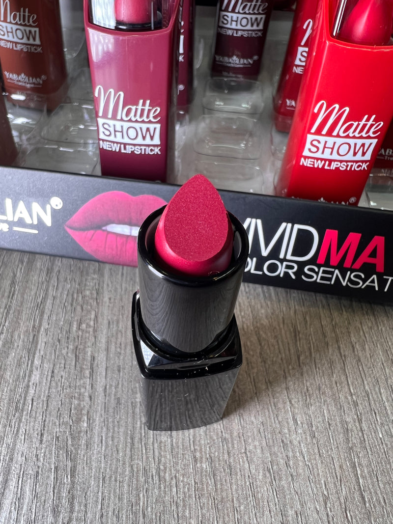 Yabaolian Matte Show Lipstick - Vivid Matte Color Sensational