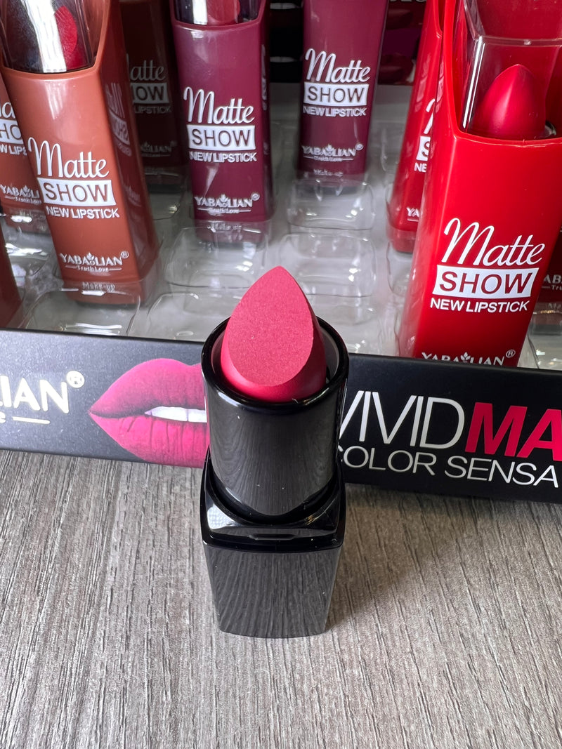 Yabaolian Matte Show Lipstick - Vivid Matte Color Sensational