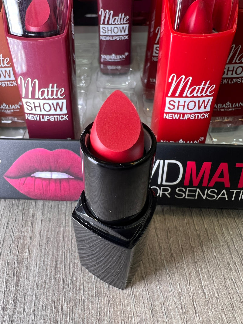 Yabaolian Matte Show Lipstick - Vivid Matte Color Sensational