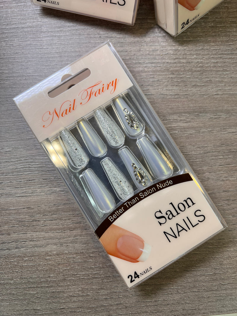 Nail Fairy Glamorous Press-On Nails - 24 Piece Set