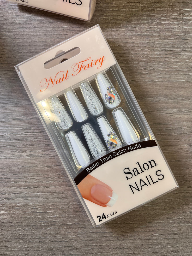 Nail Fairy Glamorous Press-On Nails - 24 Piece Set