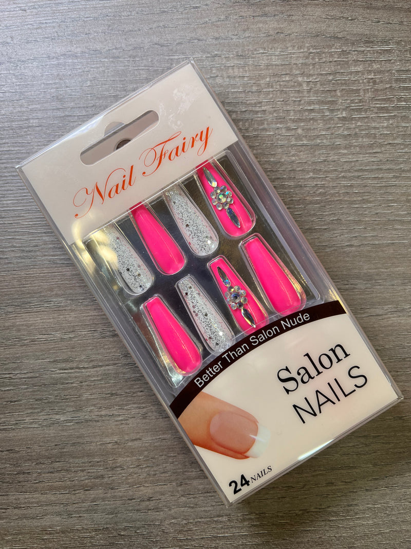 Nail Fairy Glamorous Press-On Nails - 24 Piece Set