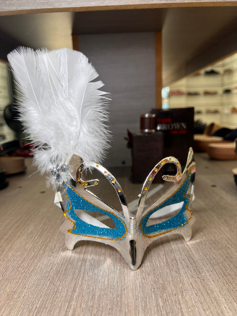 Mystical Carnival Butterfly Feather Masquerade Mask