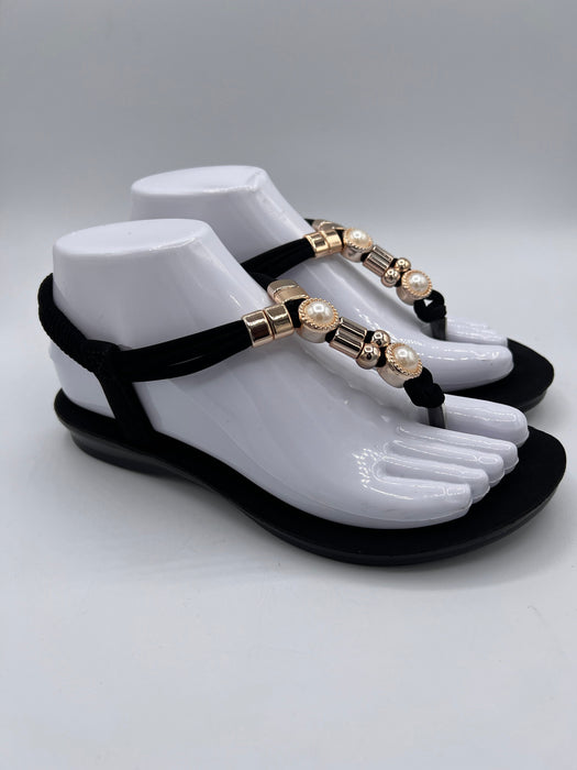 Ladies Ornamental Strap Casual Sandals