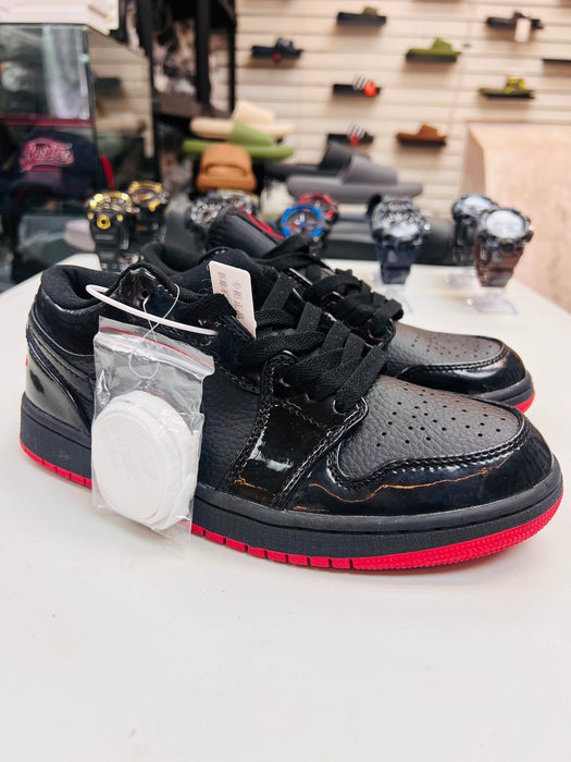 Air Jordan 1 Low ‘Black Patent’ Sneakers