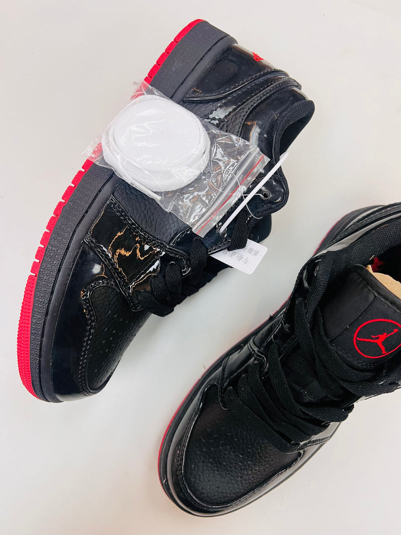 Air Jordan 1 Low ‘Black Patent’ Sneakers