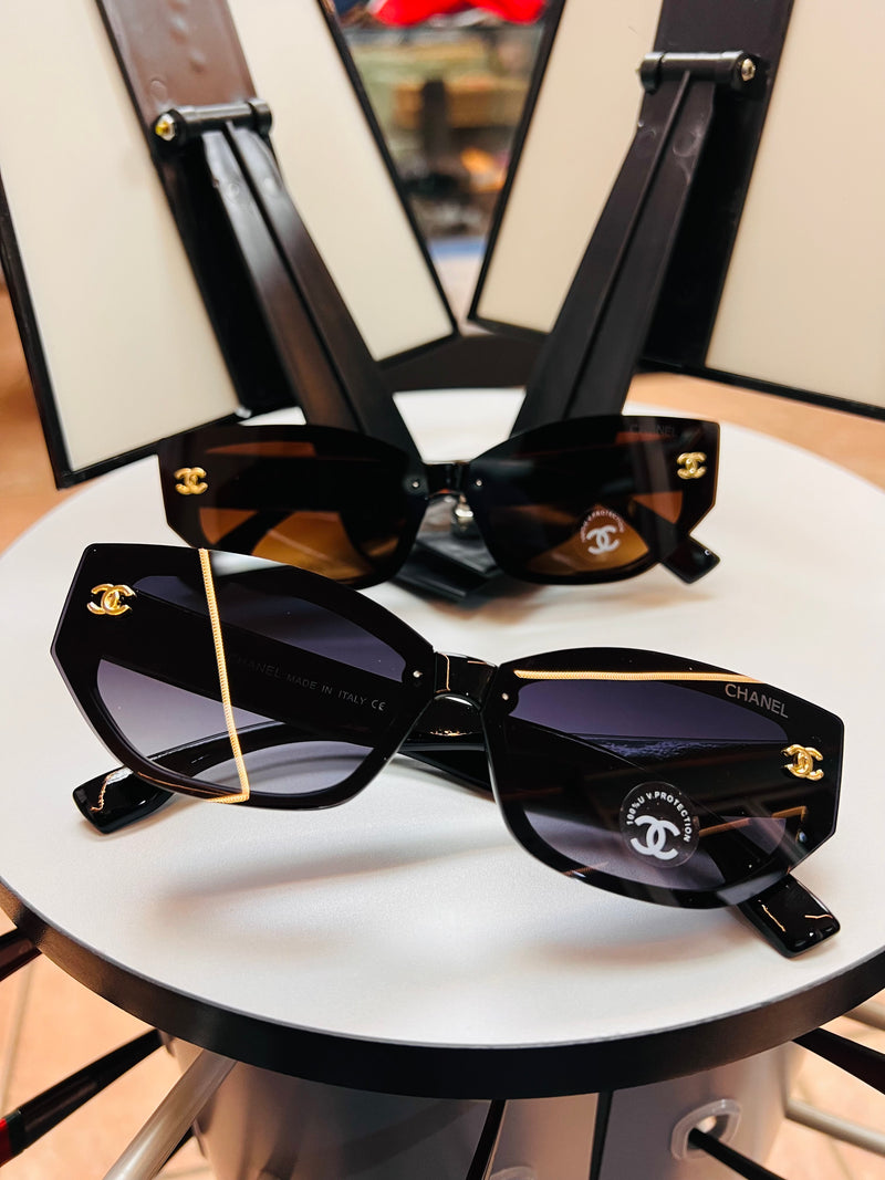 Chanel Luxury Square Sunglasses - Iconic Designer Eyewear