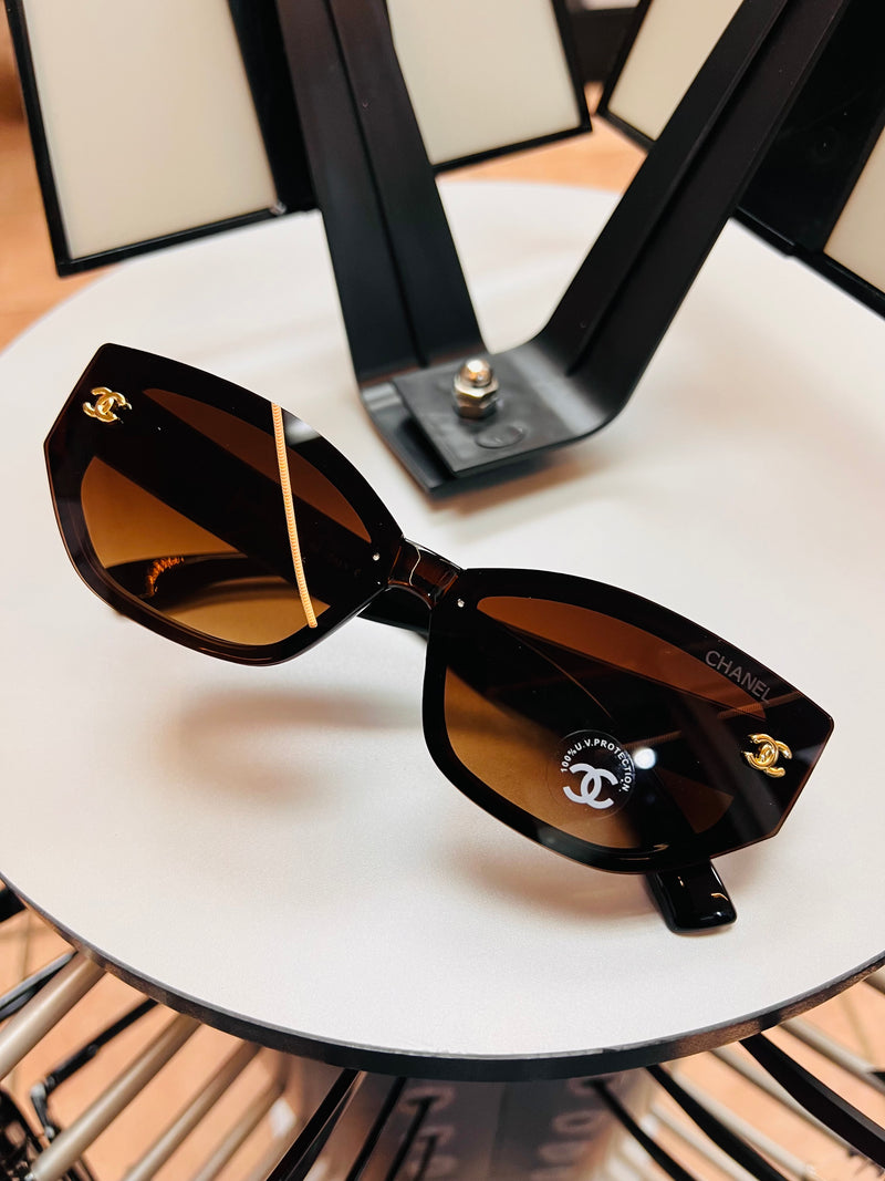 Chanel Luxury Square Sunglasses - Iconic Designer Eyewear